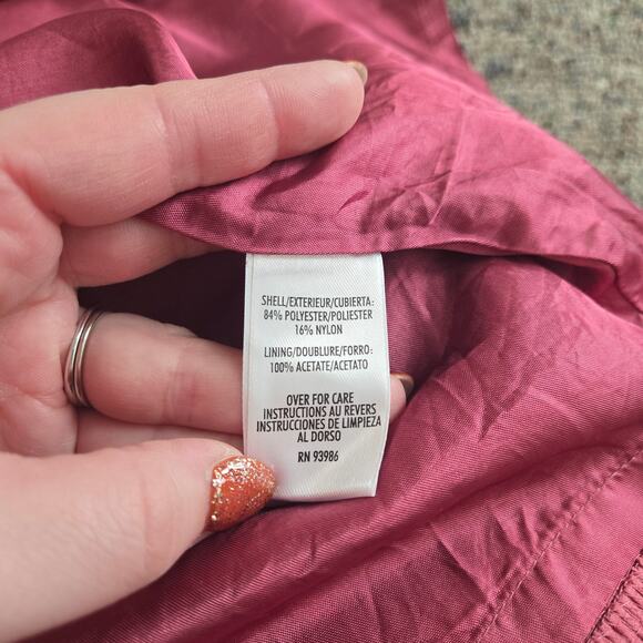 Casual Corner mauve corduroy midi skirt 14 - Picture 3 of 9